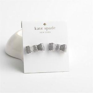 Kate Spade New York Moon River Silver Bow Studs